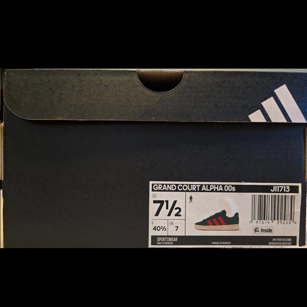 adidas Grand Court Alpha 00s Lifestyle Sportwear Retro Suede Foam Trainer JI1713 - Picture 11 of 11